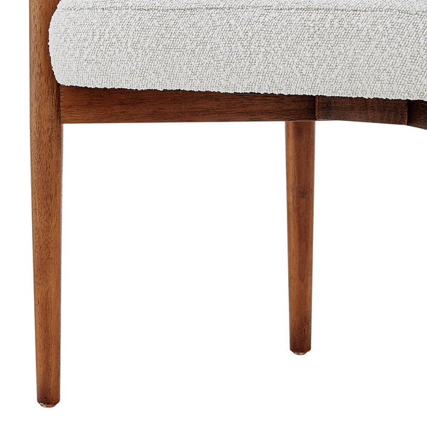 New Pacific Direct Keanu Fabric Dining Side Chair SFX2 Boucle Beige