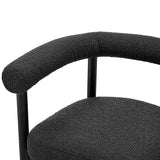 New Pacific Direct Keanu Fabric Dining Side Chair SFX2 Boucle Black