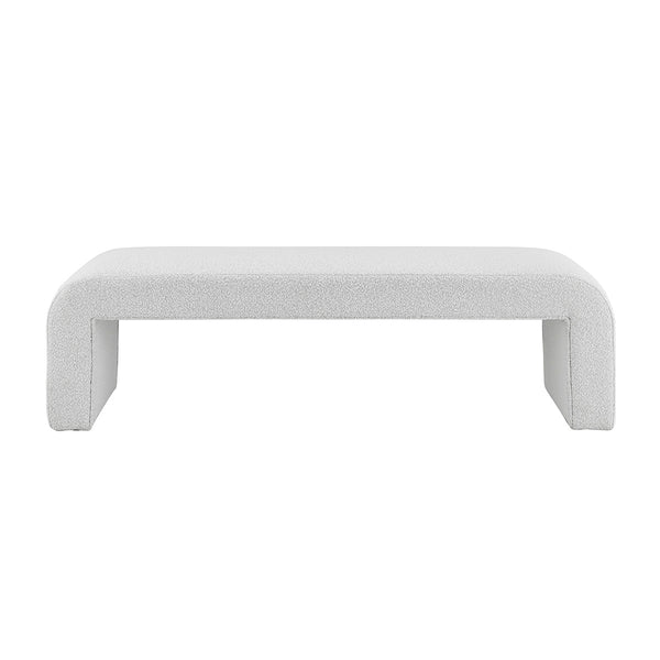 New Pacific Direct Vioreen Fabric Bench SFX2 Boucle Beige