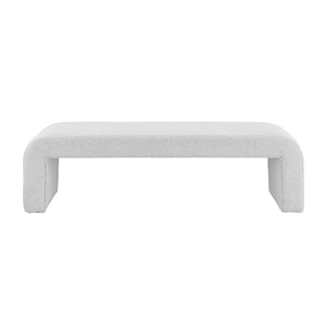 New Pacific Direct Vioreen Fabric Bench SFX2 Boucle Beige