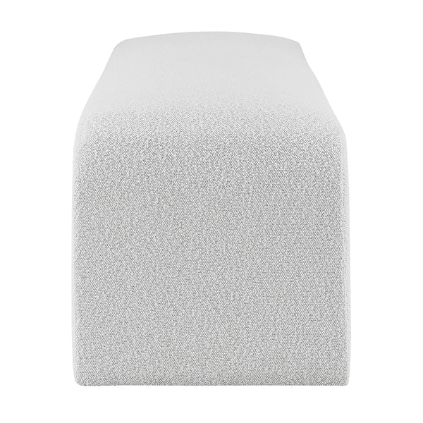 New Pacific Direct Vioreen Fabric Bench SFX2 Boucle Beige