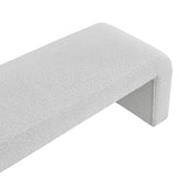 New Pacific Direct Vioreen Fabric Bench SFX2 Boucle Beige