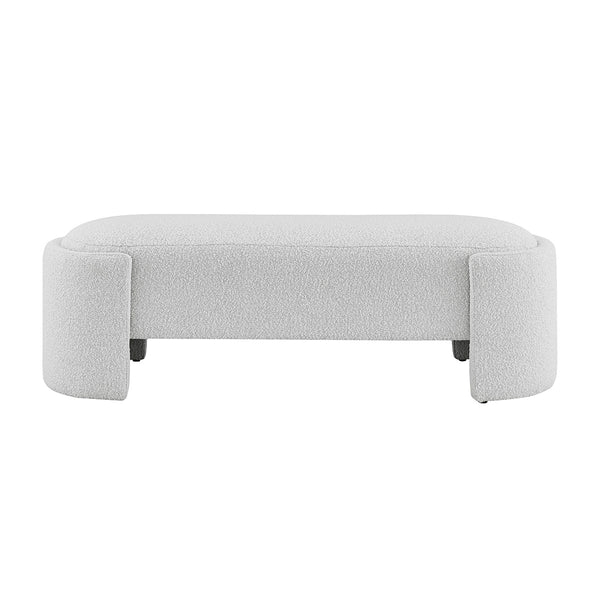New Pacific Direct Felicia Fabric Bench SFX2 Boucle Beige