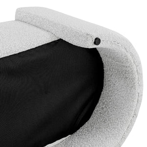 New Pacific Direct Felicia Fabric Bench SFX2 Boucle Beige