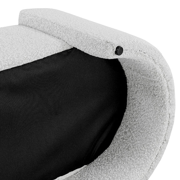 New Pacific Direct Felicia Fabric Bench SFX2 Boucle Beige