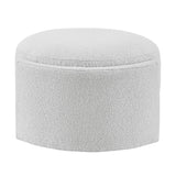 New Pacific Direct Felicia Fabric Ottoman SFX2 Boucle Beige