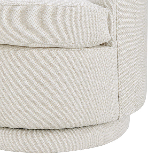 New Pacific Direct Rachel Fabric Swivel Accent Arm Chair SFX2 Cardiff Cream