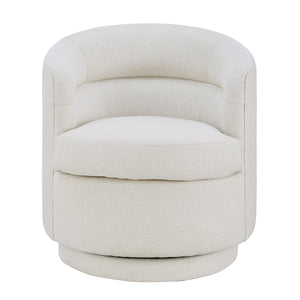 New Pacific Direct Rachel Fabric Swivel Accent Arm Chair SFX2 Cardiff Cream