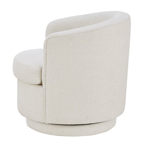 New Pacific Direct Rachel Fabric Swivel Accent Arm Chair SFX2 Cardiff Cream
