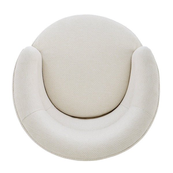 New Pacific Direct Rachel Fabric Swivel Accent Arm Chair SFX2 Cardiff Cream