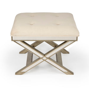 Butler Specialty Marlo Mirrored Vanity Stool 1253146