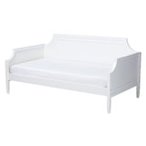 Mariana Classic and Traditional White Finished Wood Full Size Daybed