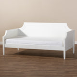 Baxton Studio Mariana Classic and Traditional White Finished Wood Full Size Daybed