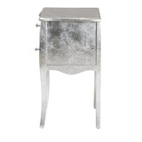 Patrice Classic and Traditional Silver Finished Wood 2-Drawer Nightstand