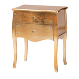 Patrice Classic and Traditional Finished Wood 2-Drawer Nightstand