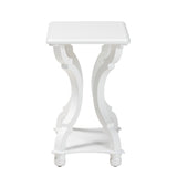 Baxton Studio Cianna Classic and Traditional White Wood End Table