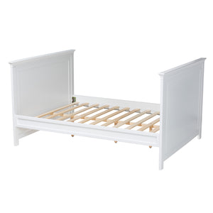 Baxton Studio Ceri Classic and Traditional White Finished Wood Full Size Daybed