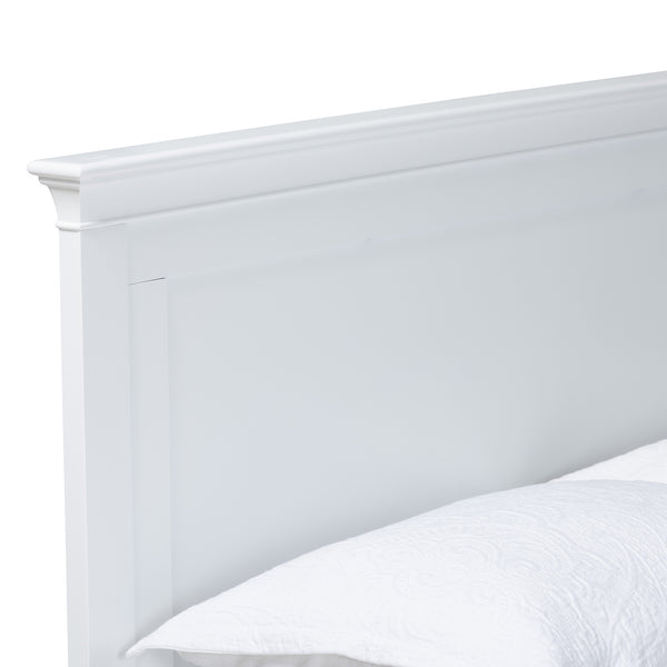 Baxton Studio Ceri Classic and Traditional White Finished Wood Full Size Daybed