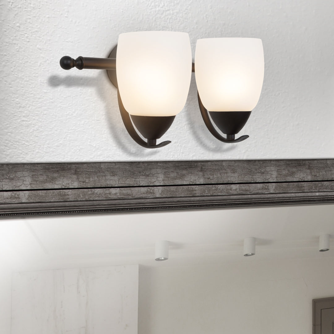 Mirror Lake Collection 2-Light Vanity Fixture - Thumbnail 4