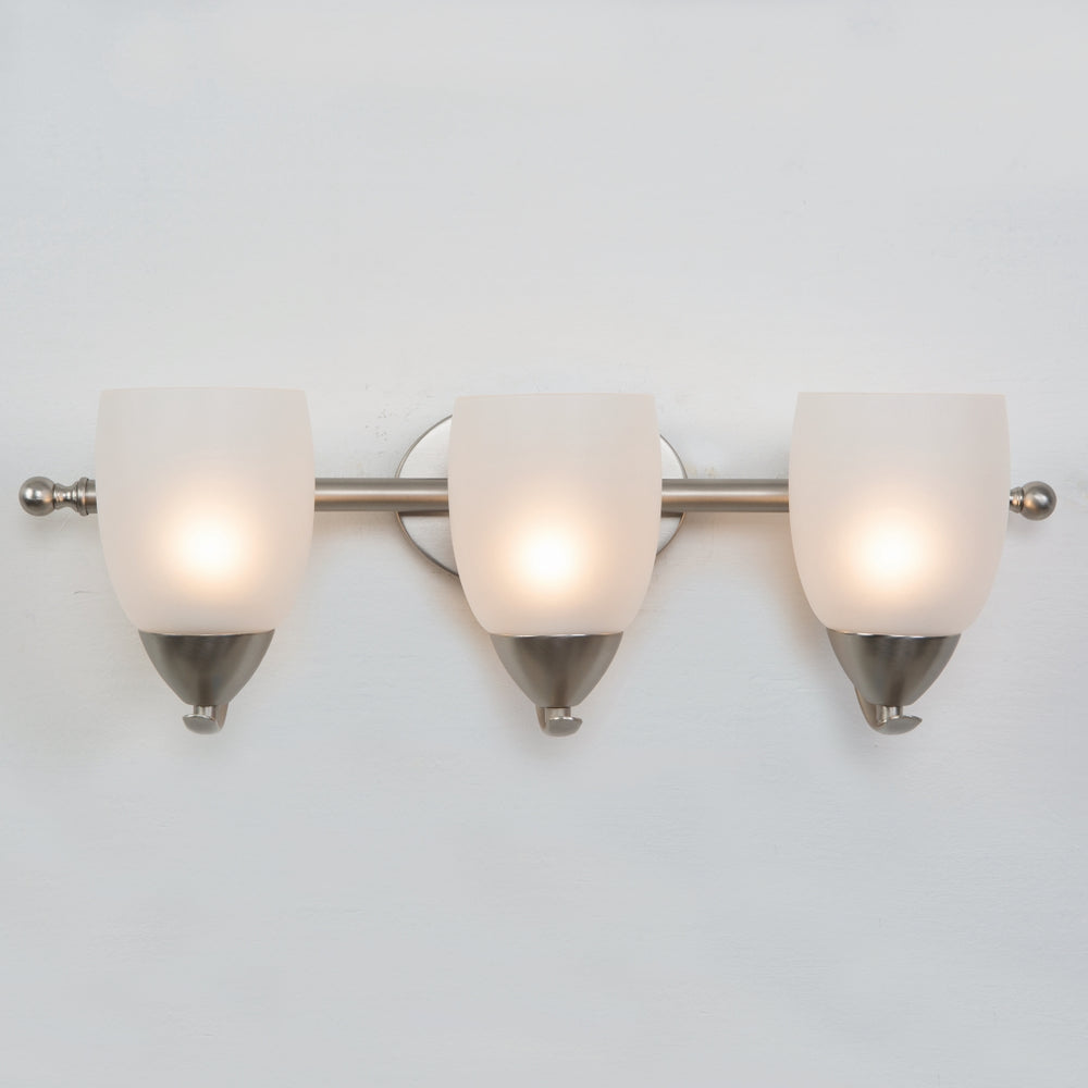 Yosemite Home Decor Mirror Lake Collection Three Light Vanity 1261-3V-BN-YHD