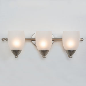 Yosemite Home Decor Mirror Lake Collection Three Light Vanity 1261-3V-BN-YHD