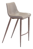 Magnus 100% Polyurethane, Plywood, Steel Modern Commercial Grade Barstool Set - Set of 2