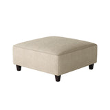 Fusion 109-C Transitional Cocktail Ottoman 109-C Sugarshack Oatmeal 38" Square Cocktail Ottoman