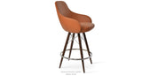 Gazel Arm Mw Stool Caramel Leather