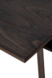 Alpine Furniture Lennox Rectangular Extension Dining Table, Dark Tobacco 5164-01 Dark Tobacco Rubberwood Solids & Mindy Veneer 35.5 x 71-87 x 30