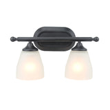 Yosemite Home Decor 2 Light Vanity In Flat Black Finish 130003243-YHD