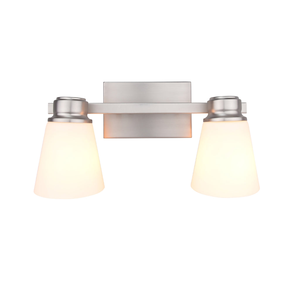 Yosemite Home Decor 2 Light Vanity In Brushed Nickel Finish 130005212-YHD