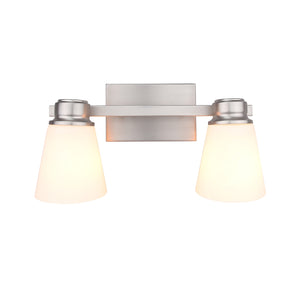 Yosemite Home Decor 2 Light Vanity In Brushed Nickel Finish 130005212-YHD