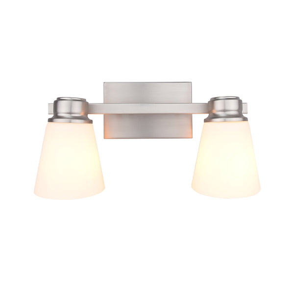 Yosemite Home Decor 2 Light Vanity In Brushed Nickel Finish 130005212-YHD