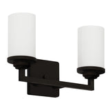 Yosemite Home Decor 2 Light Vanity In Ebony Bronze Finish 130007219-YHD