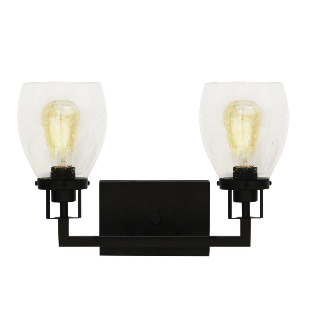 Yosemite Home Decor 2 Light Vanity In Matte Black Finish 130011244-YHD