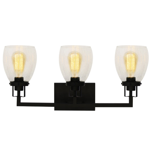 Yosemite Home Decor 3 Light Vanity In Matte Black Finish 130012344-YHD