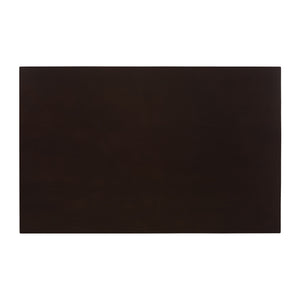 Baxton Studio Genesis Modern Grey Fabric and Dark Brown Finished Wood 5-Piece Dining Set