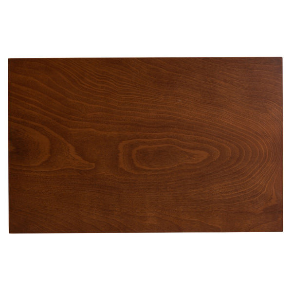 Baxton Studio Genesis Modern Grey Fabric and Walnut Brown Finished Wood 5-Piece Dining Set