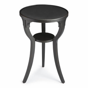 Butler Specialty Dalton Black Licorice Round Accent Table 1328111