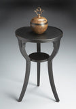 Butler Specialty Dalton Black Licorice Round Accent Table 1328111