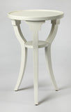 Butler Specialty Dalton Cottage White Round Accent Table 1328222