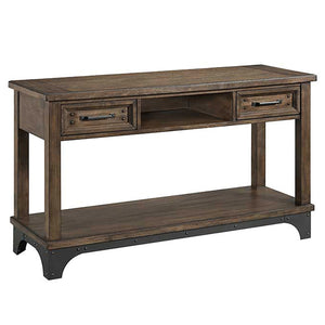 Intercon Whiskey River Home Entertainment Industrial Whiskey River Sofa Table WY-TA-5018-GPG-C WY-TA-5018-GPG-C