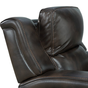 Intercon Silhouette Contemporary Dual-Power Recliner | Bolero Coffee SE-RC-140DPR-COF-C SE-RC-140DPR-COF-C