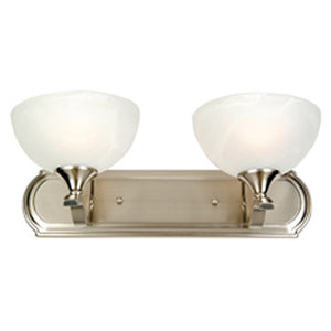 Yosemite Home Decor Glacier Point Collection Two-Light Vanity 1392SN-YHD