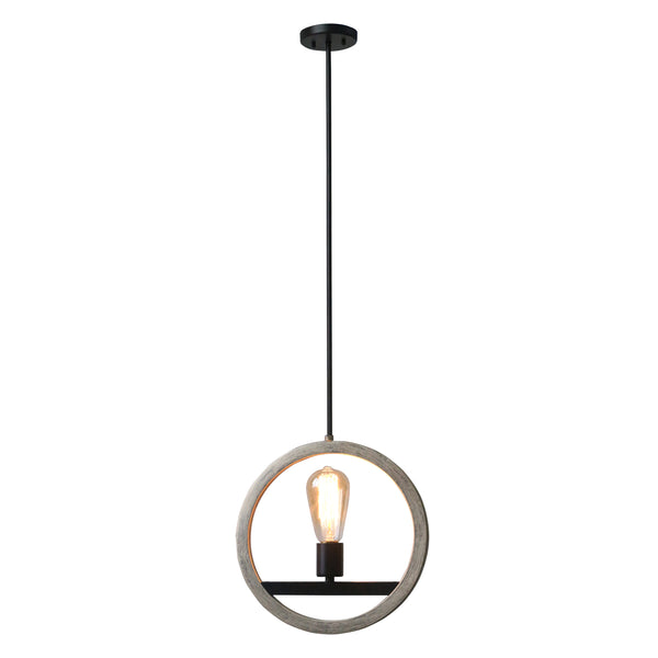 Yosemite Home Decor 1 Light Pendant In Oil Rubbed Bronze Finish 140003125-YHD