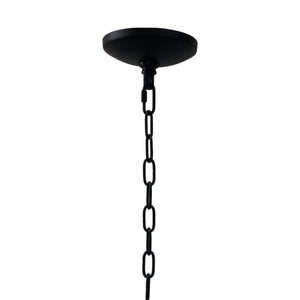 Yosemite Home Decor 1 Light Pendant In Matte Black Finish 140006144-YHD