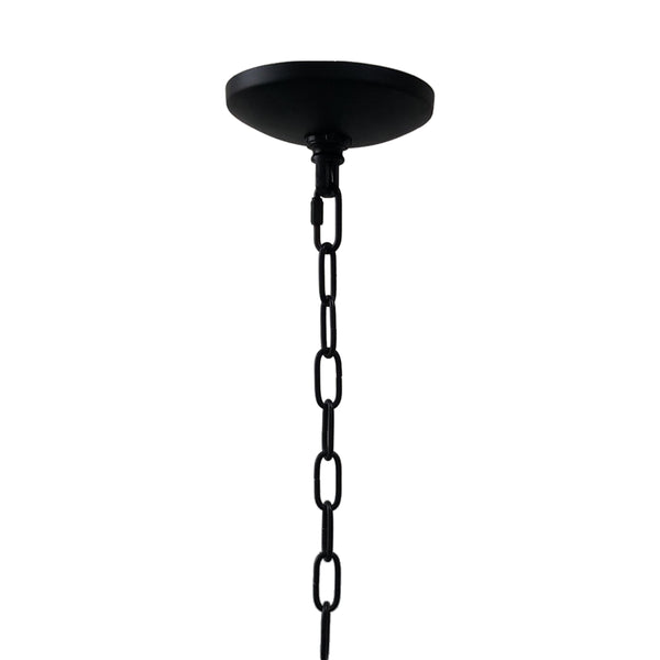 Yosemite Home Decor 1 Light Pendant In Matte Black Finish 140006144-YHD