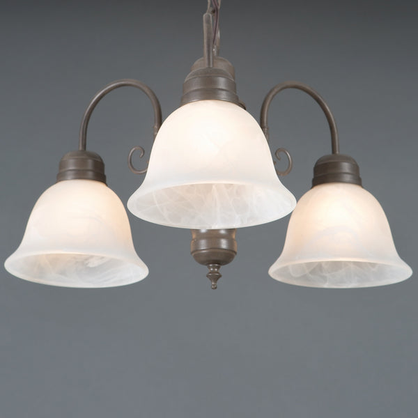 Yosemite Home Decor Manzanita Collection Three-Light Chandelier 1433-3DB-YHD