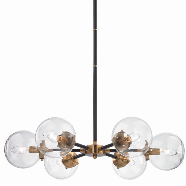 Boudreaux 28'' Wide 6-Light Chandelier - Antique Gold