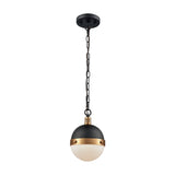 Harmelin 7'' Wide 1-Light Mini Pendant - Matte Black